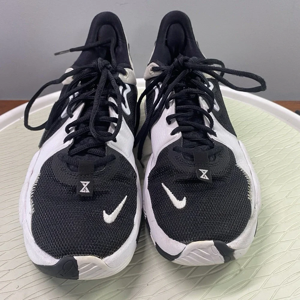 Nike PG 5 TB Men's White&Black Oreo‎ Sneakers Size 8US/7/41